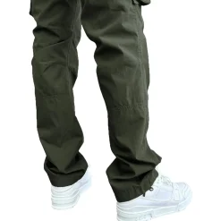 SIARR Military Dark Green Cargo Pants< Flared Jeans|Jeans