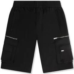 SIARR Military Shorts Black< Shorts