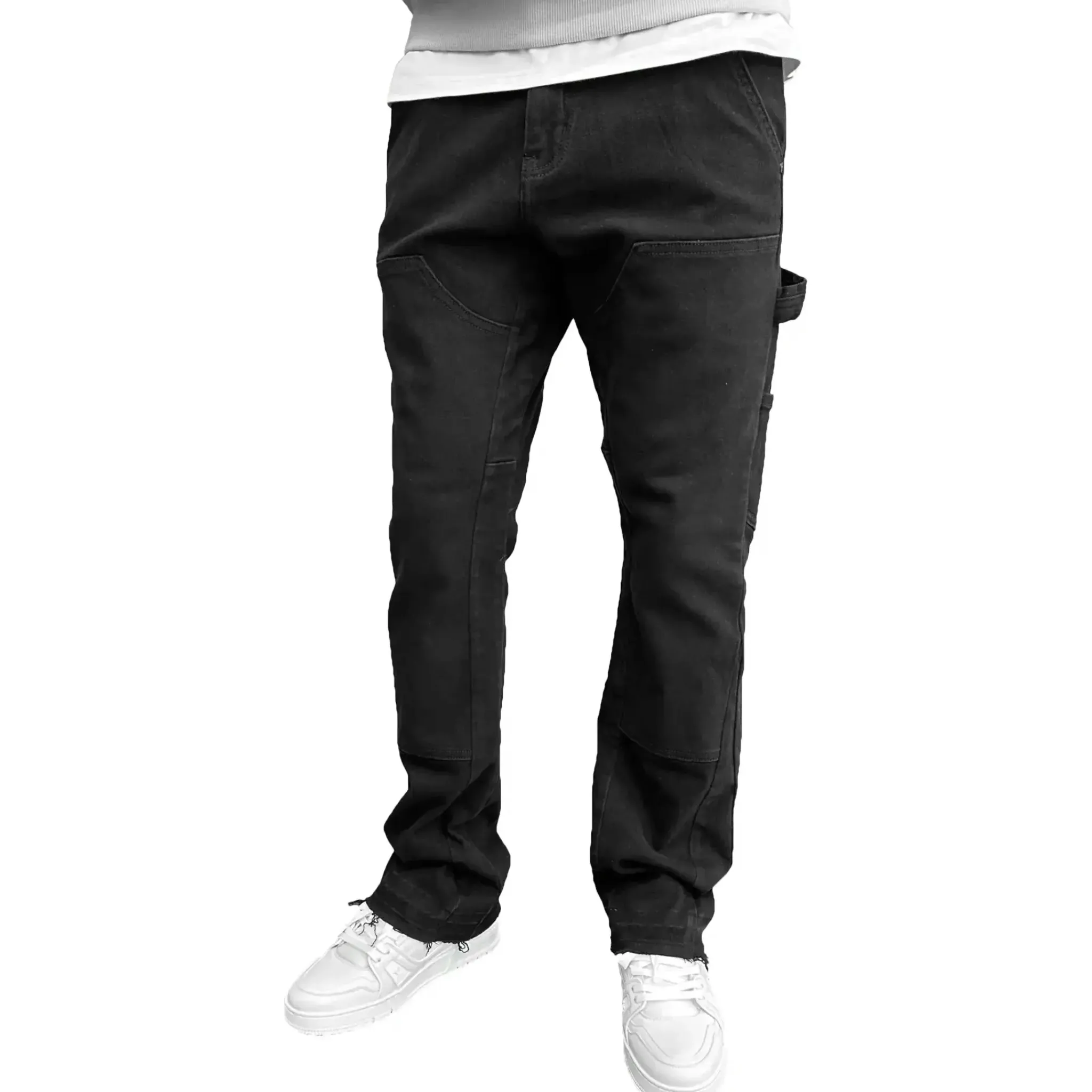 SIARR Rio Jeans Black< Flared Jeans|Jeans