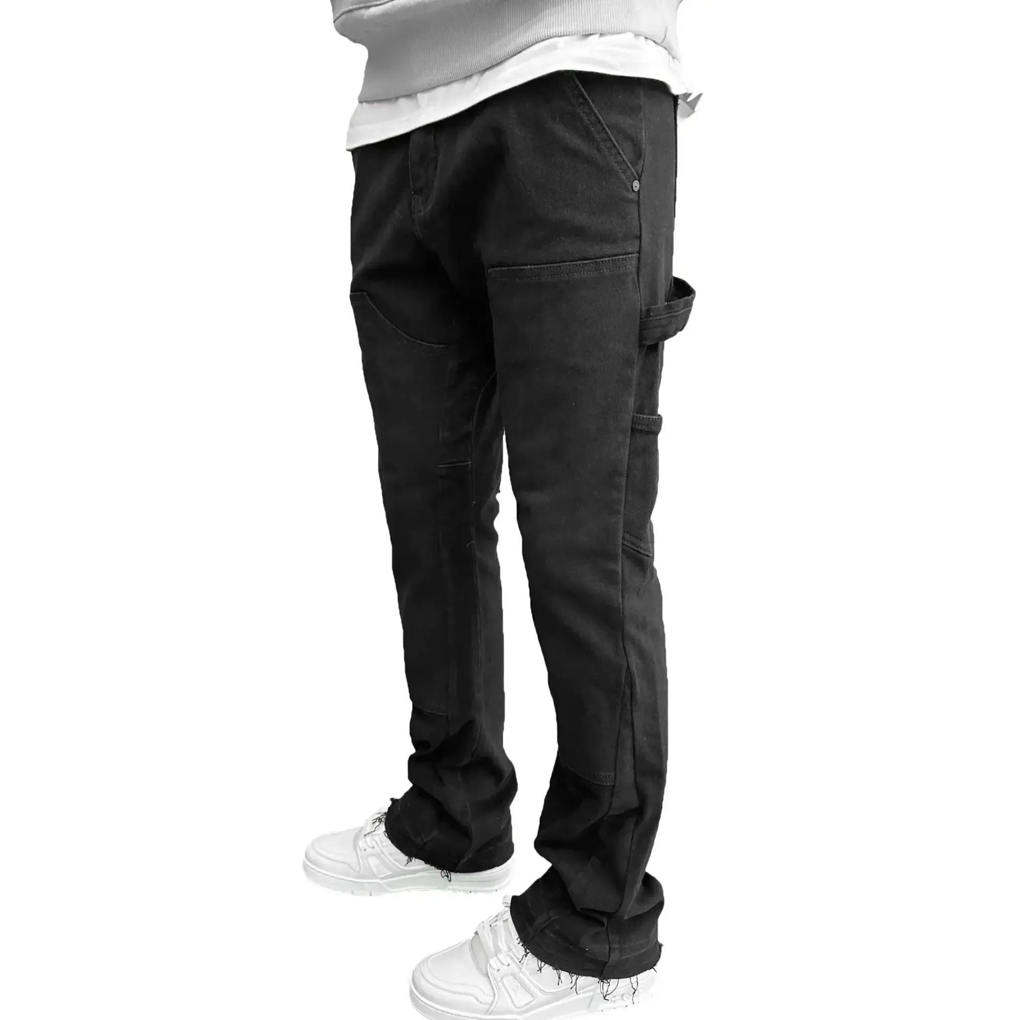 SIARR Rio Jeans Black< Flared Jeans|Jeans