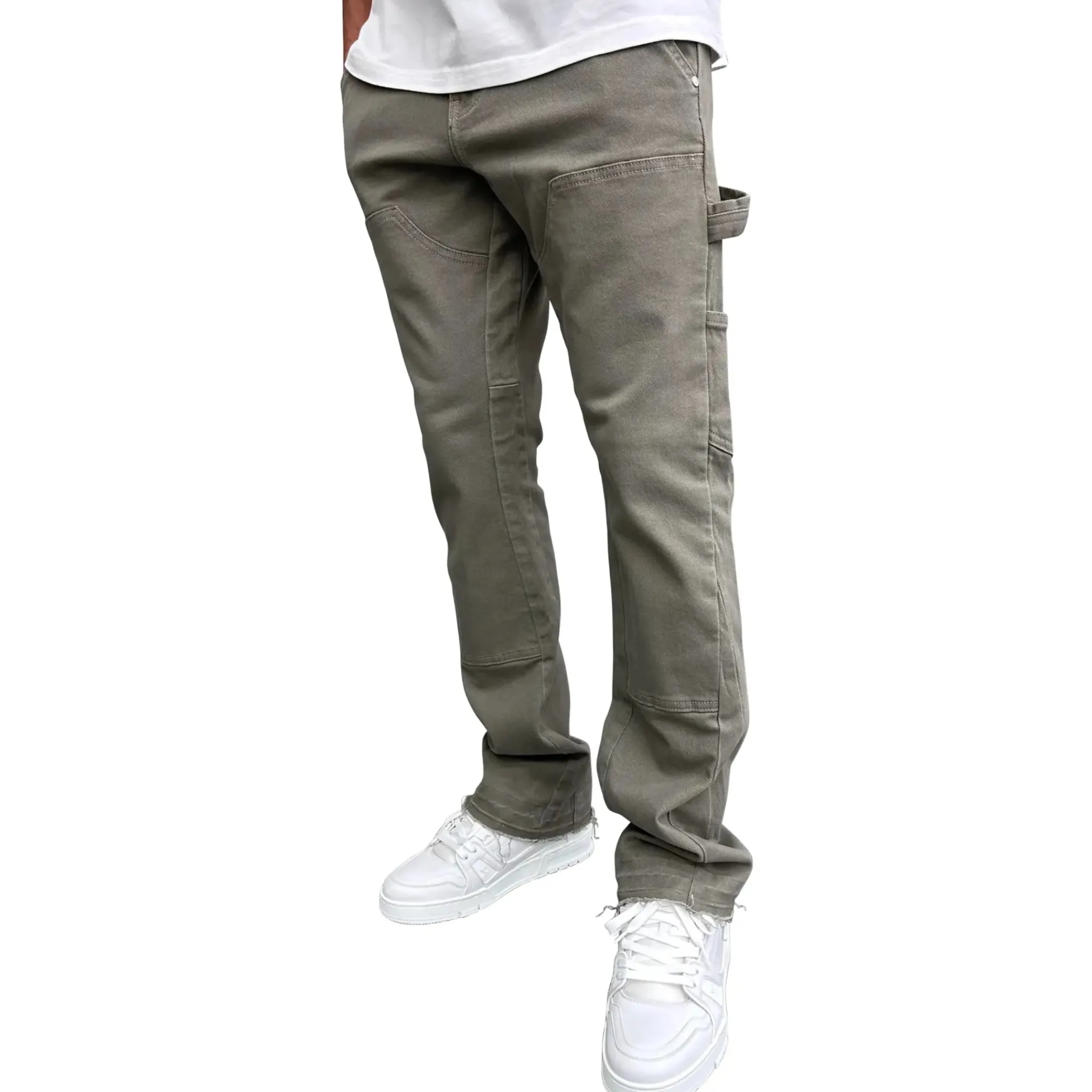 SIARR Rio Jeans Sage Green< Flared Jeans|Jeans