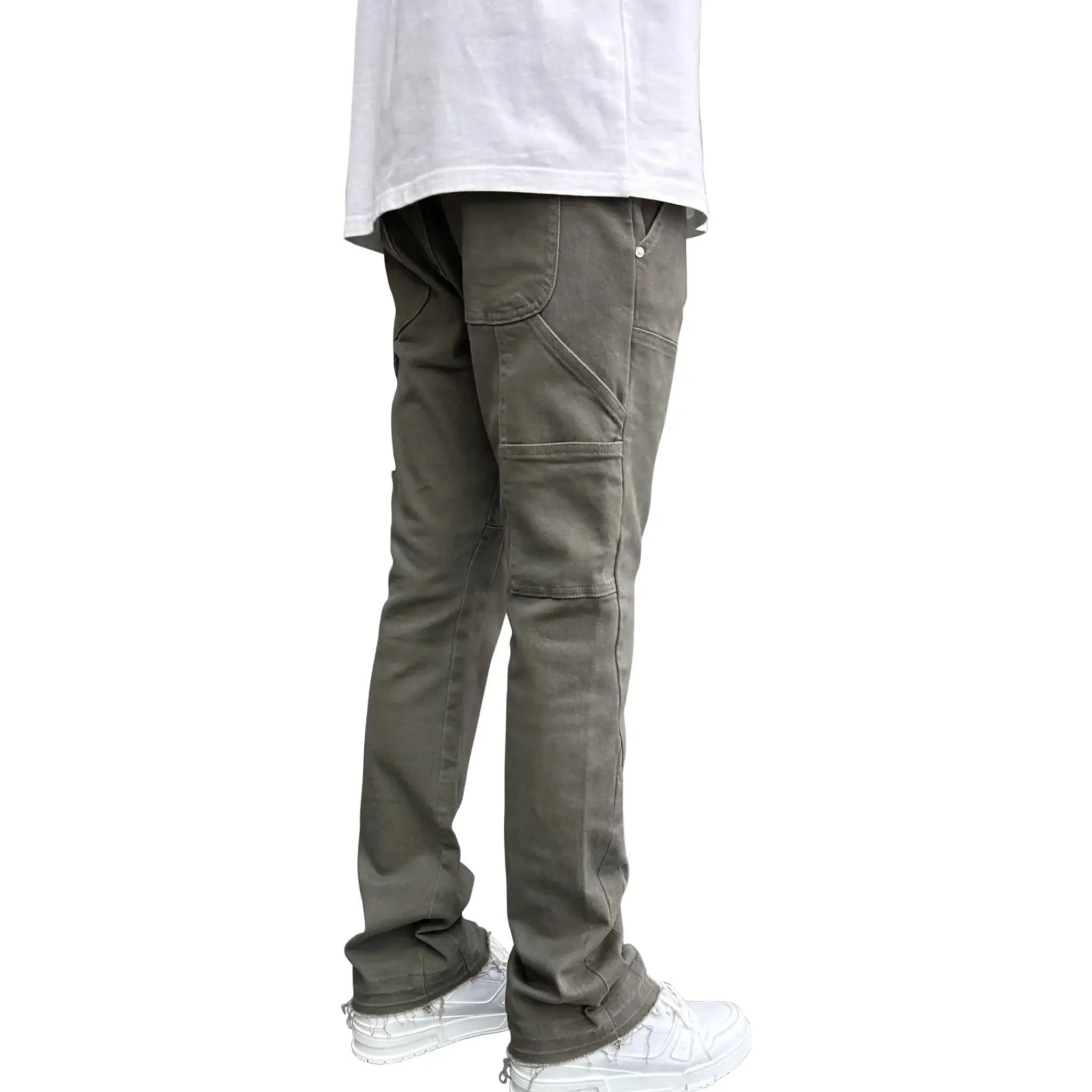SIARR Rio Jeans Sage Green< Flared Jeans|Jeans