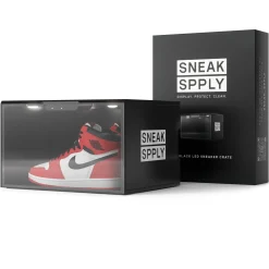 Sneak Spply Stack V2 Led Storage Crate Black< Trainer Care|Shoe Care