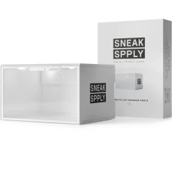 Sneak Spply Stack V2 Led Storage Crate White< Trainer Care|Shoe Care