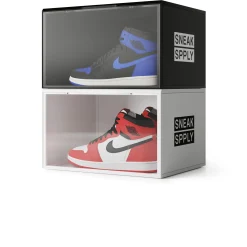 Sneak Spply Stack V1 Storage Crate Black (2 Pack)< Trainer Care|Shoe Care