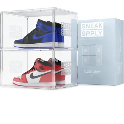 Sneak Spply Stack V1 Storage Crate Clear (2 Pack)< Trainer Care|Shoe Care