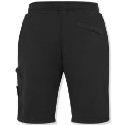 Stone Island Black Cotton Shorts< Shorts