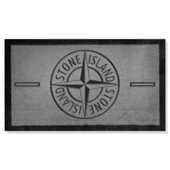 Project Crepslocker Stone Island Light Grey Doormat 70x40cm< Rugs & Mats|Designer Home Accessories
