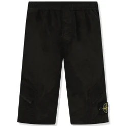 Stone Island Nylon Metal Black Shorts< Shorts