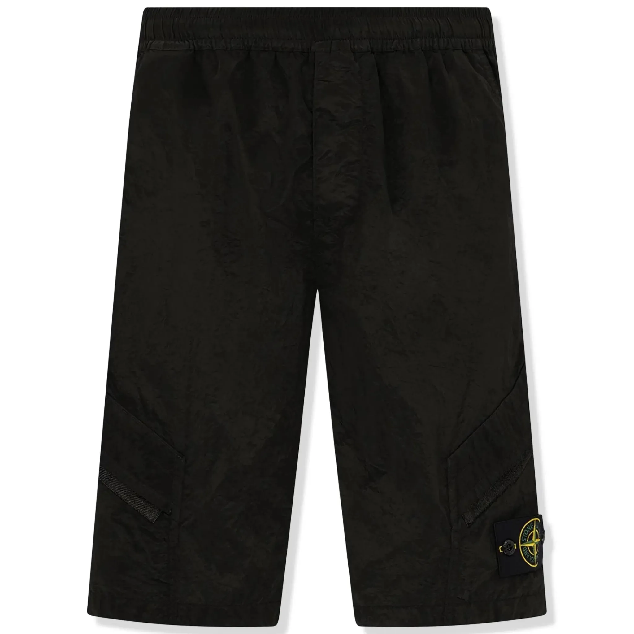 Stone Island Nylon Metal Black Shorts< Shorts