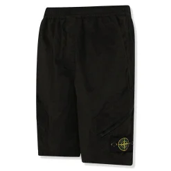 Stone Island Nylon Metal Black Shorts< Shorts