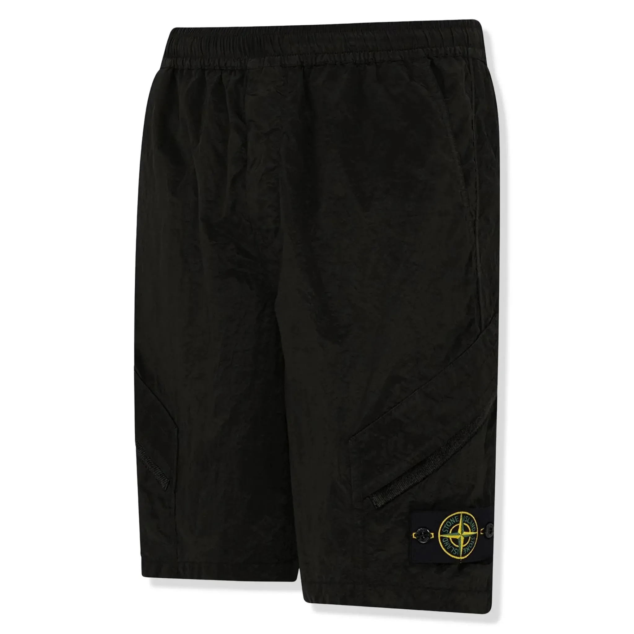 Stone Island Nylon Metal Black Shorts< Shorts