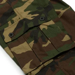 Suavo World Cargo Flare Trousers Camo< Cargo Pants|Bottoms