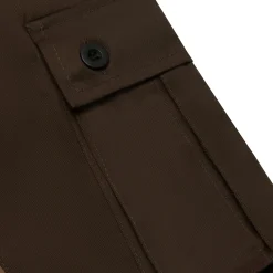 Suavo World Cargo Flare Trousers Brown< Cargo Pants|Bottoms