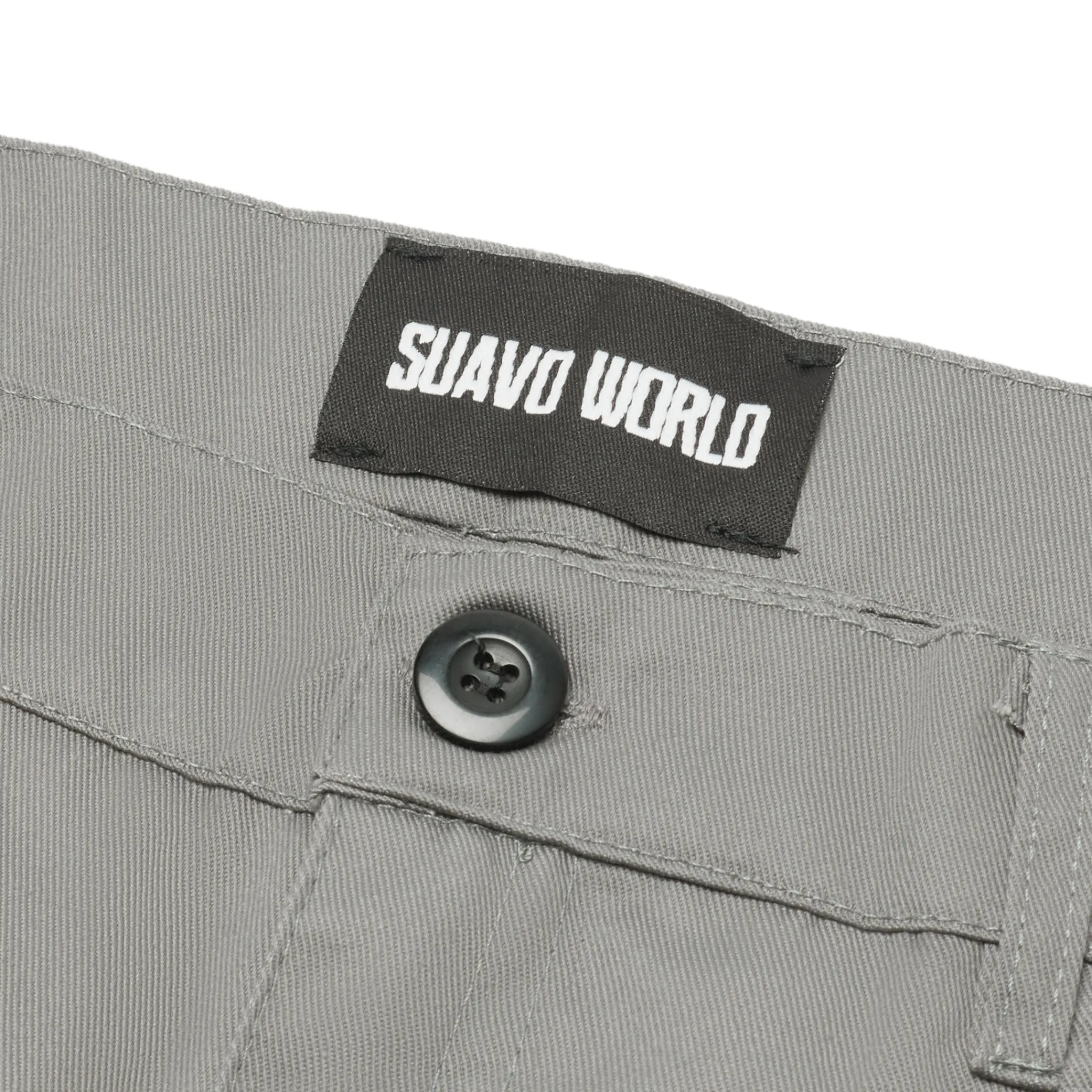 Suavo World Cargo Flare Trousers Grey< Cargo Pants|Bottoms