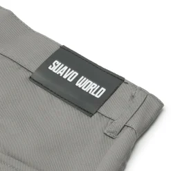 Suavo World Cargo Flare Trousers Grey< Cargo Pants|Bottoms