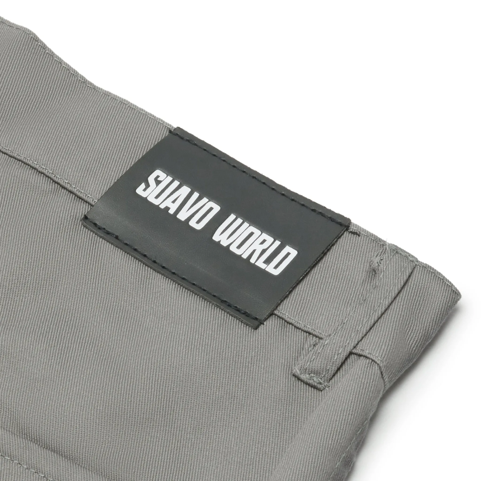 Suavo World Cargo Flare Trousers Grey< Cargo Pants|Bottoms