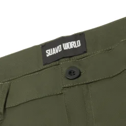 Suavo World Cargo Flare Trousers Khaki< Cargo Pants|Bottoms