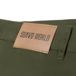 Suavo World Cargo Flare Trousers Khaki< Cargo Pants|Bottoms