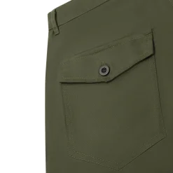 Suavo World Cargo Flare Trousers Khaki< Cargo Pants|Bottoms