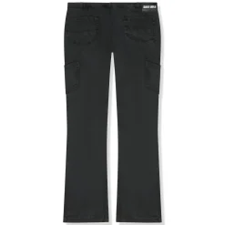 Suavo World Flare Denim Washed Black< Bottoms|Jeans