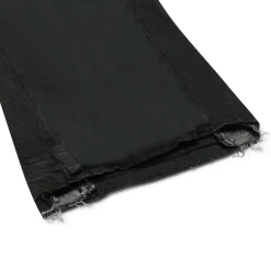 Suavo World Flare Denim Washed Black< Bottoms|Jeans