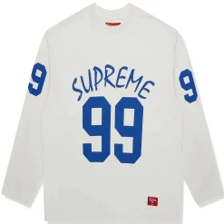 Supreme 99 L/S Stone Football T Shirt< T-shirts