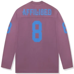 Supreme Affiliated L/S Dusty Purple Football Top< T-shirts