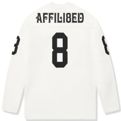 Supreme Affiliated L/S White Football Top< T-shirts