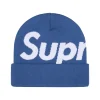 Supreme Big Logo Beanie Blue (FW24)< Hats & Caps