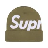 Supreme Big Logo Beanie Olive (FW24)< Hats & Caps