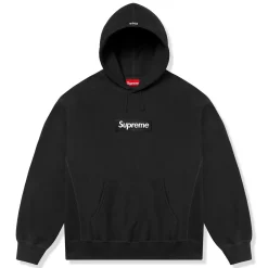 Supreme Box Logo Black Hoodie (FW24)< Sweatshirts & Hoodies