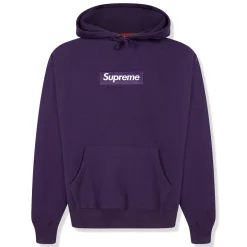 Supreme Box Logo Dark Purple Hoodie (FW23)< Sweatshirts & Hoodies