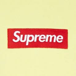 Supreme Box Logo Pale Yellow Sweatshirt (FW22)< Sweatshirts & Hoodies