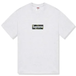 Supreme Camo Box Logo Ash Grey T Shirt (FW23)< T-shirts