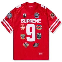 Supreme Championship Red Football Jersey (FW23)< T-shirts