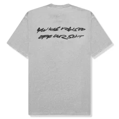 Supreme Futura Box Logo Grey T Shirt< T-shirts