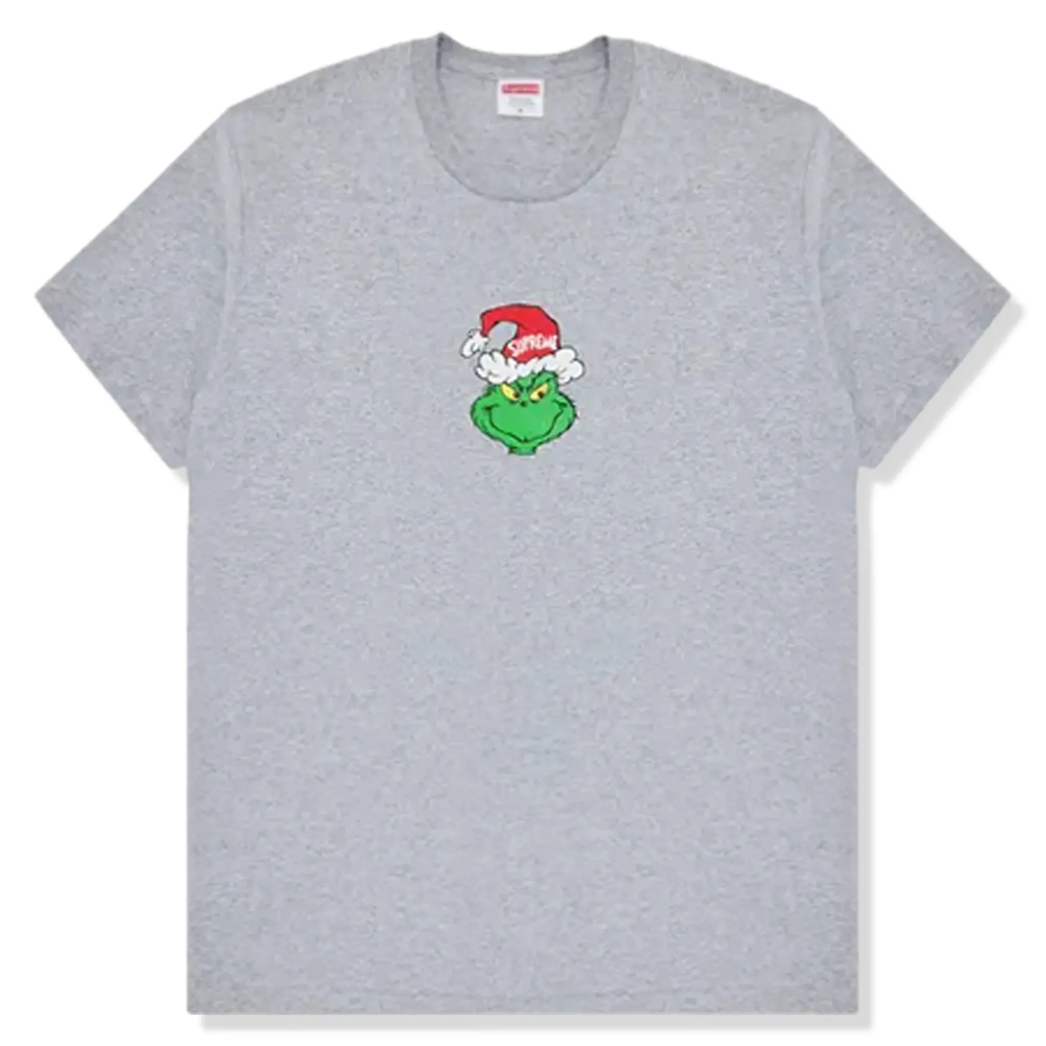Supreme Grinch T Shirt Heather Grey< T-shirts