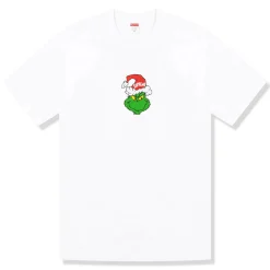 Supreme Grinch T Shirt White< T-shirts