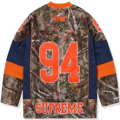 Supreme Mitchell & Ness NCAA TrueTimber Kanati Camo Hockey Jersey< T-shirts