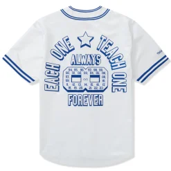 Supreme Mitchell & Ness Satin White Baseball Jersey< Shirts