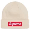Supreme New Era Box Logo Beanie Stone (FW24)< Hats & Caps