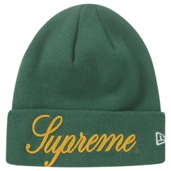 Supreme New Era Script Pine Beanie< Hats & Caps