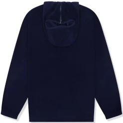 Supreme Polartec Facemask Navy Half-Zip Hoodie (FW24)< Sweatshirts & Hoodies