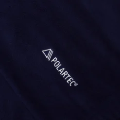 Supreme Polartec Facemask Navy Half-Zip Hoodie (FW24)< Sweatshirts & Hoodies