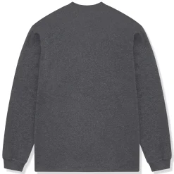 Supreme Small Box Logo L/S Charcoal T Shirt< T-shirts