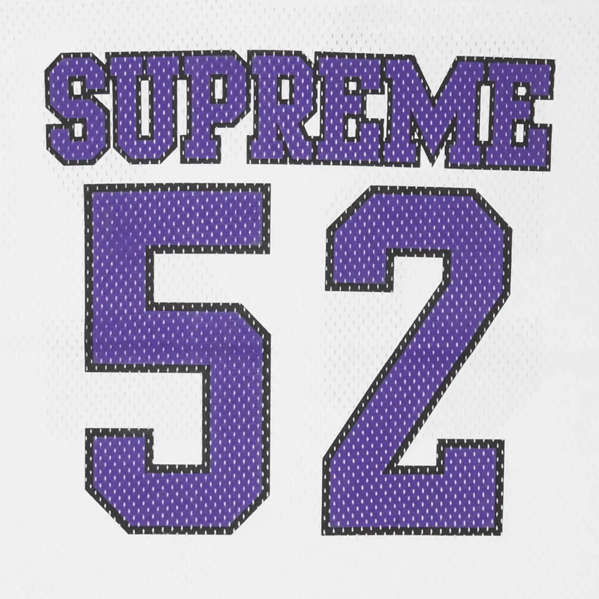 Supreme Spiderweb White Football Jersey< T-shirts