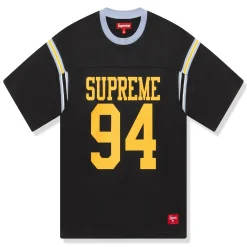 Supreme Split S/S Black Football Jersey< Shirts