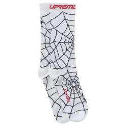 Supreme Spyder Crew Socks (1 Pack) White< Socks