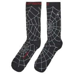 Supreme Spyder Crew Socks (1 Pack) Black< Socks